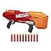 Nerf- Mega Twinshock, Color Negro, Naranja, Rojo (Hasbro B9894EU5)