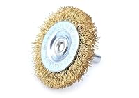 Scheibenbürste 50 mm, Messingnagel, ideal für Metall- und Holzarbeiten, hohe Haltbarkeit und Festigkeit