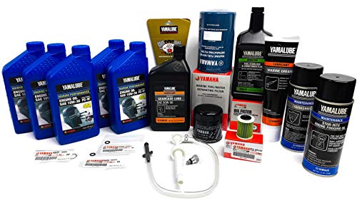 YAMAHA OEM 2006+ F150 F175 F200 F200B Outboard 4-Stroke Winterization Kit Oil Change Fuel Stabilizer Fuel Filter Oil Filter Gear Lube Lower Unit Service and Pump