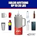 Master Magnetics Magnetic Cup Holder - Caddy for Bottles, Glasses, and Cans - Fits on Fridge, Lawnmower, Forklift, Cart, or Ladder - Heavy-Duty Magnet