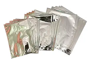 VEDANT SANTOSH Aluminium pouch aluminium foil pouch pack of 100 pieces of capacity 750ml pouches size:7x9 inches