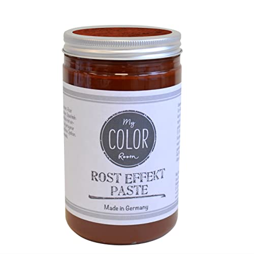 My COLOR Room®️ Rost-Effekt (Rost-Braun - 390 ml) Rost Paste für Deko in Industrial Look- wetterfeste Rost Effekt Acrylfarbe für Deko in Rostoptik für Innen und Außen, Made in Germany Cover