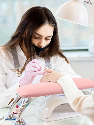 Big Arm Rest For Nails Cushion, Microfiber Leather Hand Rest For Nails Tech, Hand Rest Pillow For Nails Toenails, Detachable Nail Art Accessories Tool For Nails Tech (Pink) #TOP1