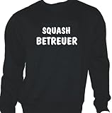 Squash Betreuer; Sweatshirt schwarz, Gr. XXL