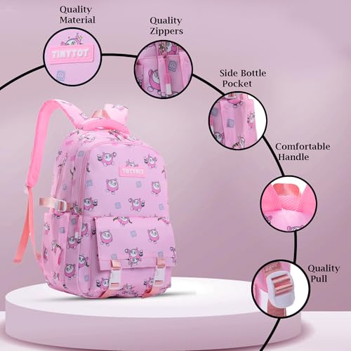 Image of Tinytot 30 Litre Japanese Korean Style School Bag Water-Resistant Laptop & Travel Backpack - Unisex Large 18 Inches Multipurpose Student Backpack for Boys & Girls, Men & Women