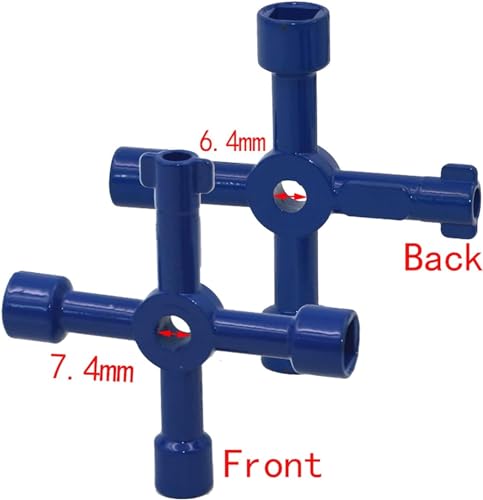 Clé multifonctionnelle pour vanne d'ascenseur et trou carré de commande - 5