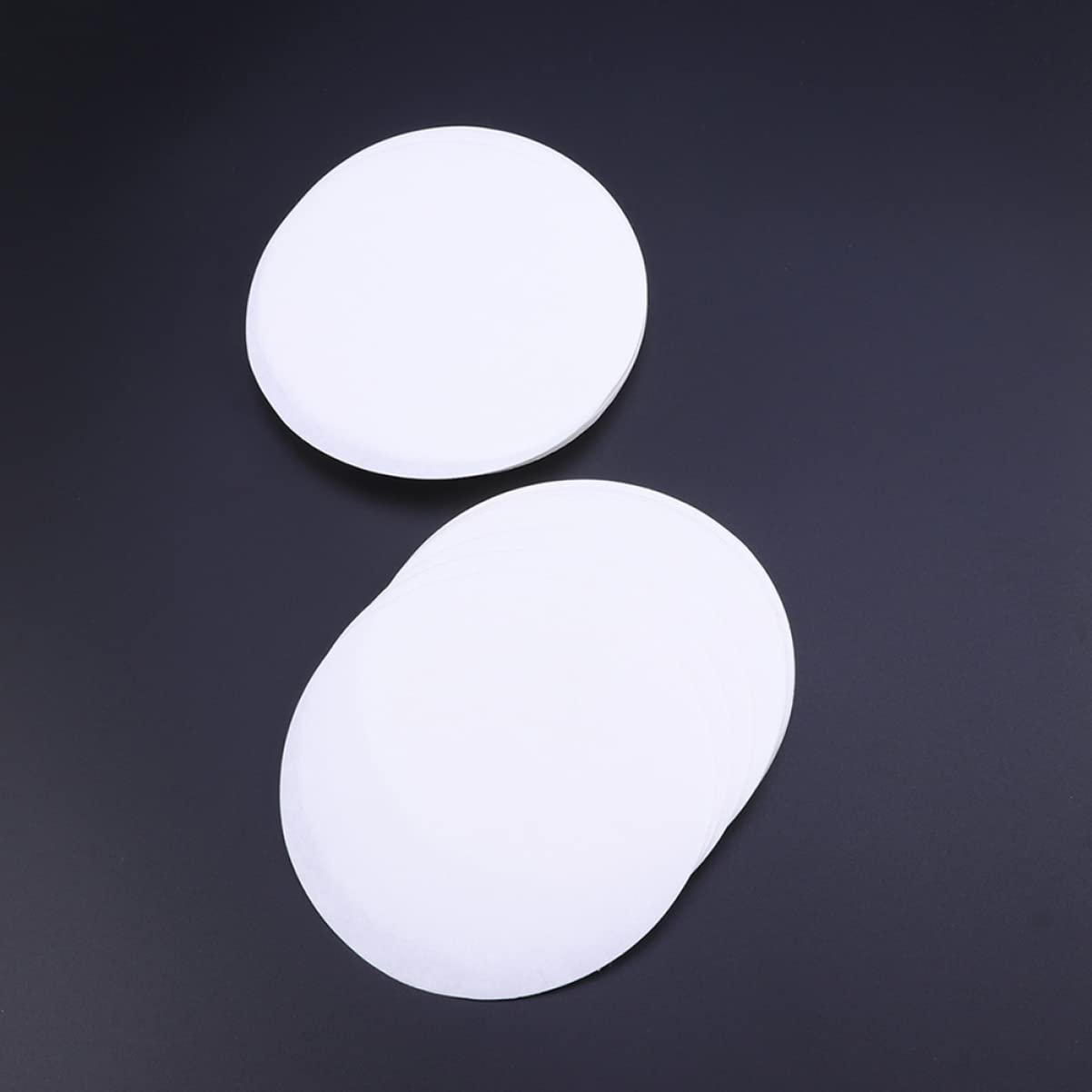 GARVALON 100sheets Medium Flow Rate Qualitative Filter Paper Diameter for Lab Use
