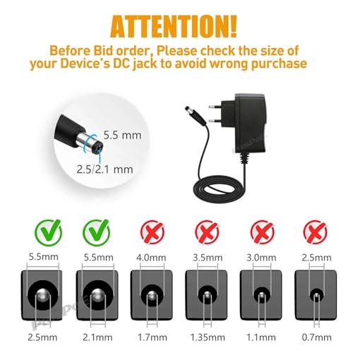 Adaptador de corriente CA a 12V 2A ideal para tiras de luces LED y cámaras 2