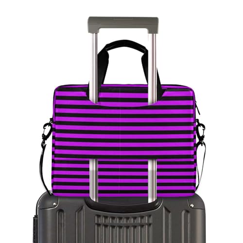 Bolso para portátil 15.6" color púrpura con negro miniatura 4