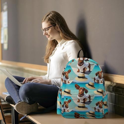 Sac à dos teckel idéal pour ordinateur portable étudiant à l'université - 7