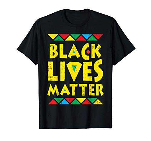 Black Lives Matter Kente BLM Black History Africa Pride Gift Camiseta