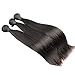 Sent Hair 11A Human Hair Bundles Top Grade One Donor 1 Bundle Straight Double Weft Brazilian Virgin Hair 100% Unprocessed Bundle Hair Extensions 40