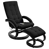 Tapizado con agradable tela con tacto de ante, este lujoso sillón reclinable da un aspecto elegante a su hogar.