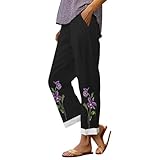 Placed Placed Recently by Me Women's Summer Casual Linen Pants Flare Lounge Pants Women Maternity Jeans Full Panel Chiffon Pants for Women Dressy My The Orders