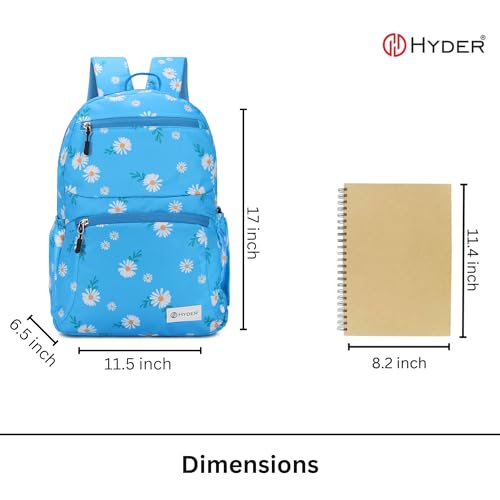 Image of HYDER Daisy 25L Cute & Stylish College Bag for Girls | Padded Laptop Compartment | School, College, Office, Travel & Tuition Bag for Women | Durable Backpack