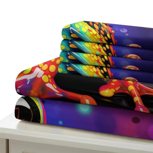 Parure de lit en microfibre douce pour des nuits tendres à deux