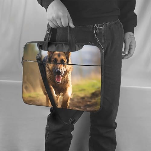 Bolsa para laptop con diseño de perro pastor alemán miniatura 2