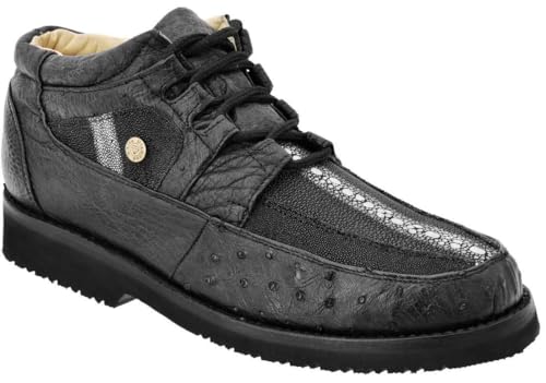 Men's Shoes, Exotic Ostrich caiman, Zapato Exotico de hombre authentic leather, Original Avestruz/caiman