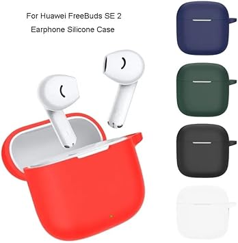 Compatible with Nanospace Huawei FreeBuds SE 2 soft cover shockproof Protection washable housing Anti dust Case (transparent)