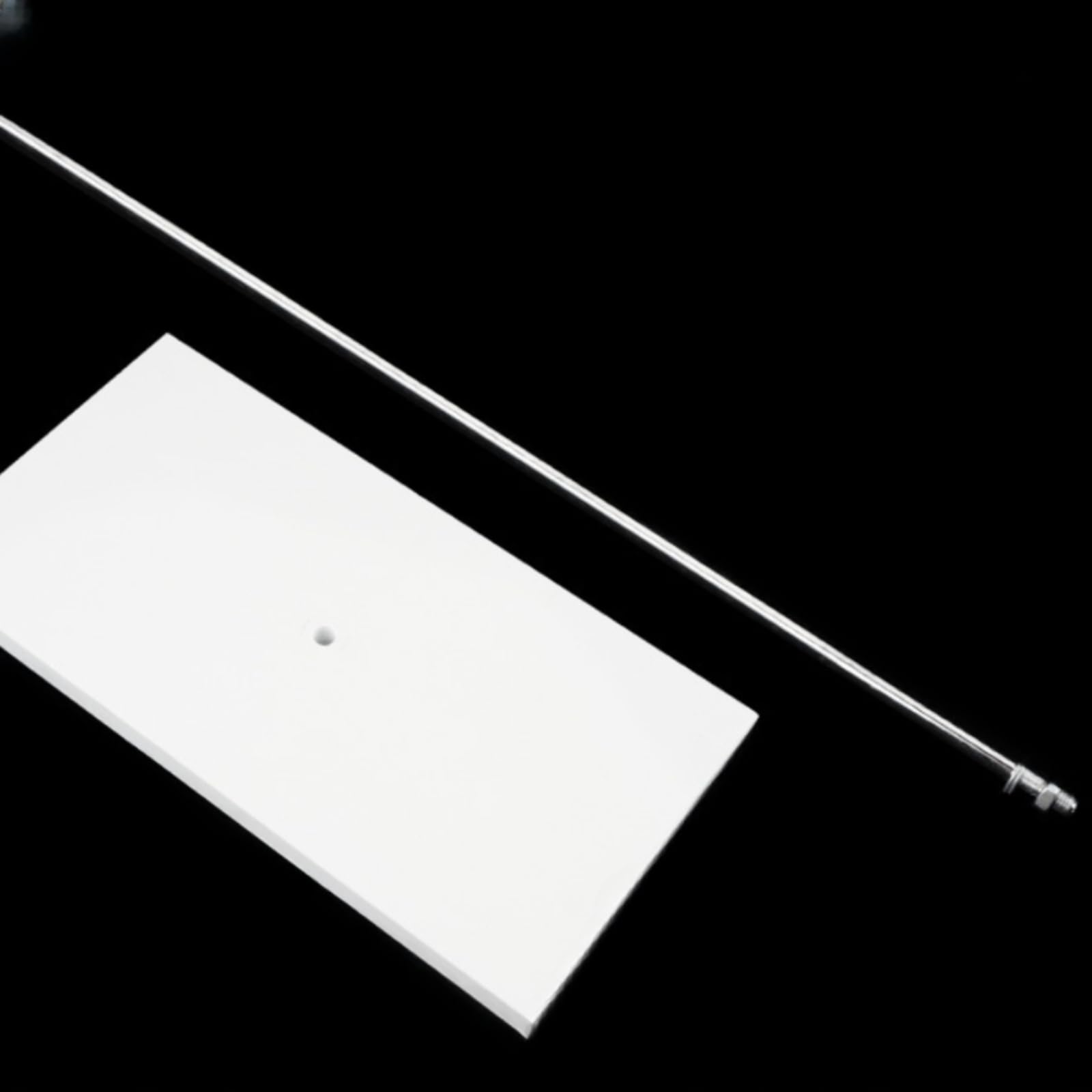 Titrierstativ rutschfest Stativ mit Marmorplatte flexibel Stativ mit Bürettenklemme für Titration, Labor, , 600mm , Labor-Titrierständer Mit Marmorsockel Und Kunststoff-Schmetterlingsklemme