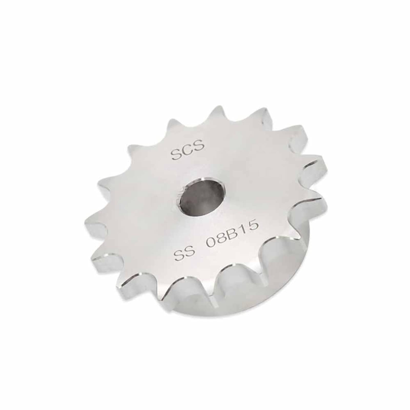1pc (Type 08B) 10-25 dents chaîne en acier inoxydable PIGNON chaîne 12.7mm Pas de vitesse de roue industrielle Sprocket, 25 dents