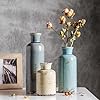 CwlwGO- Ceramic Vase 3 Piece Set, Small Flower vases for Home Decoration, Modern Farmhouse Decoration, Living Room,Table Shelf, Centerpieces, Fireplace and Entrance Decorations-Multicolor. #1