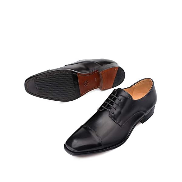 Mezlan Republic - Mens Luxury Dress Shoes - European Calfskin with Hand Finishes - Handcrafted in Spain - Medium Width - Image 5