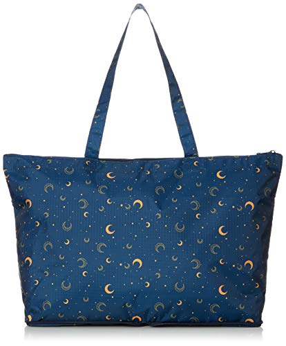 [トラベルコレクション] 折りたたみトートバッグ キャリーオン可能 TRC0401 344ムーンネイビー