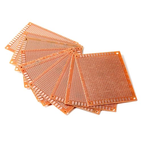 OSALADI 30 Peças 7X9 Protótipo De Placa De Ensaio Pcb Solda Terminada Placa De Circuito DIY 7 * 9Cm