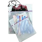 Lingerie Bags for Laundry, Zippered Mesh Laundry Bags for Delicates Protect Clothes Bras and Underwe