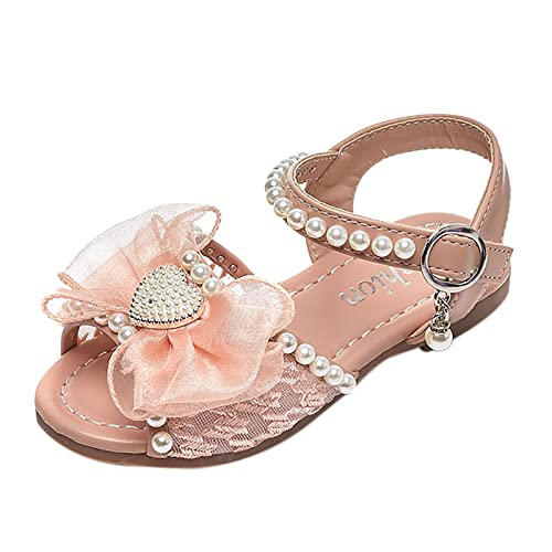 sfdgfhyf Little Kid Nonslip Sneakers Girls Sandals Kids Open Toe Ankle Strap Dress Shoes Wedding Party For Toddler Kids