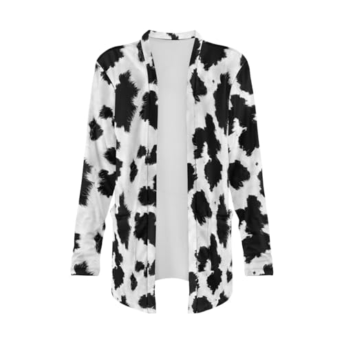 Image of Biyejit Women's Long Sleeve Open Front Cardigan Casual Loose Lightweight Cardigans with Pockets Drape Cardigan