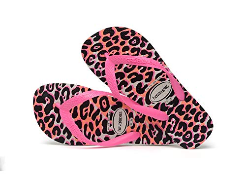 Chinelo Top Animals, Havaianas, Feminino, Branco/Maravilha, 35/36