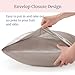 BEDELITE Satin Pillowcase for Hair and Skin, Super Soft and Cooling Similar to Silk Pillow Cases 2 Pack with Envelope Closure, Gift for Women Men(20