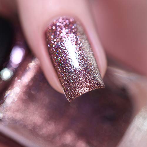 Image of ILNP Olivia - Chocolate-Rose Holographic Ultra Metallic Nail Polish
