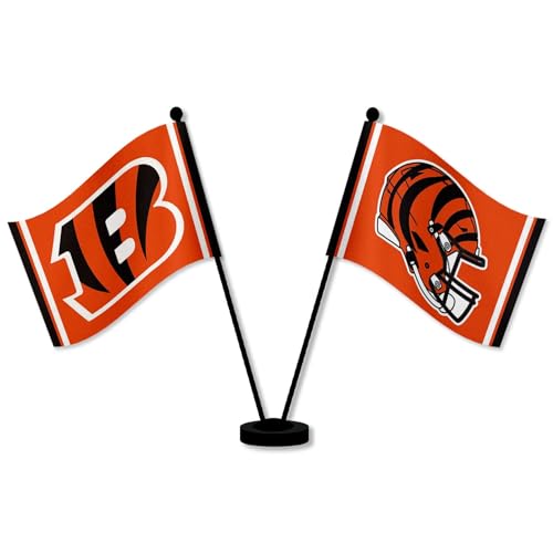 WinCraft Cincinnati Bengals Desk and Table Top Flags