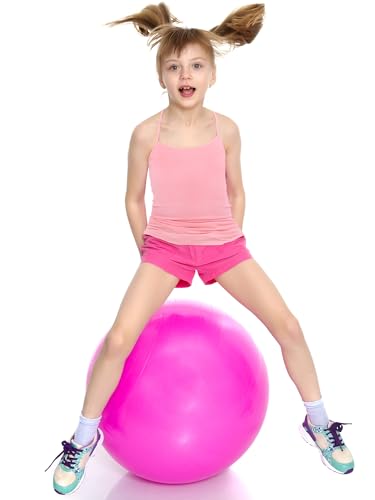 Boao 3 Pieces Girls Dance Tank Tops Racerback Camisole Undershirts Spaghetti Strap Camis Dance Clothes Tank Tops for Girls4