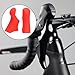 kowaku 2Pcs Shifter Lever Covers Brake Handle Cover Protective Silicone Comfortable Hoods Road Bicycle Shifter Cover for 2300 3400, Red