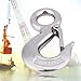 Aramox Swivel Eye Hook, 304 Stainless Steel, 115mm/1.0T Capacity, Round Eye Snap Clip for Cargo Lifting, Marine Industries
