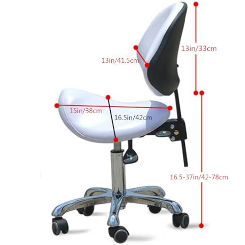 Chaise selle robuste anti mal de dos pour salon et bureau - 3