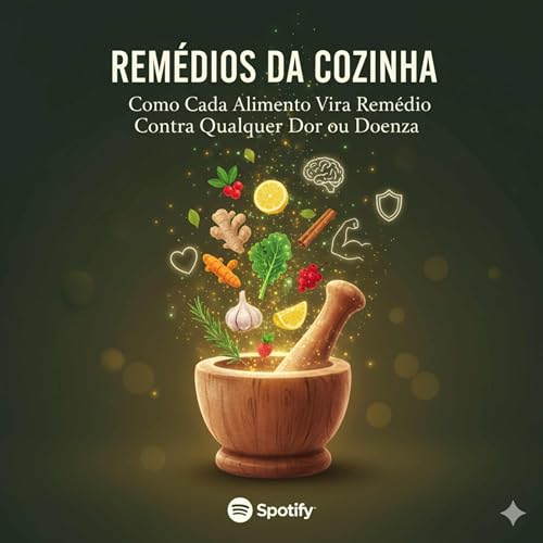 Page de couverture de Remédios da Cozinha: Como Cada Alimento Vira Remédio Contra Qualquer Dor ou Doença (SIM, ATÉ A SUA!)