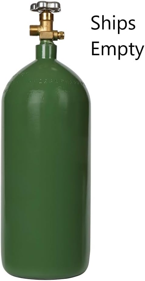 Oxygen-Acetylene Welding Cylinder Set Includes 40 cuft Steel Acetylene and 40 cuft Steel Oxygen