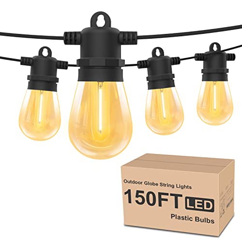 45M Lichterkette Außen,NIIU Balkon Lichterkette mit 45+3 S14...