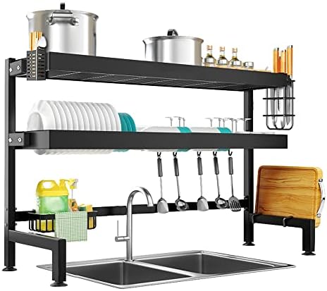 NETEL Dish Drainer Over Sink, 3-Tier Dish Drainer Rack, Rustproo...