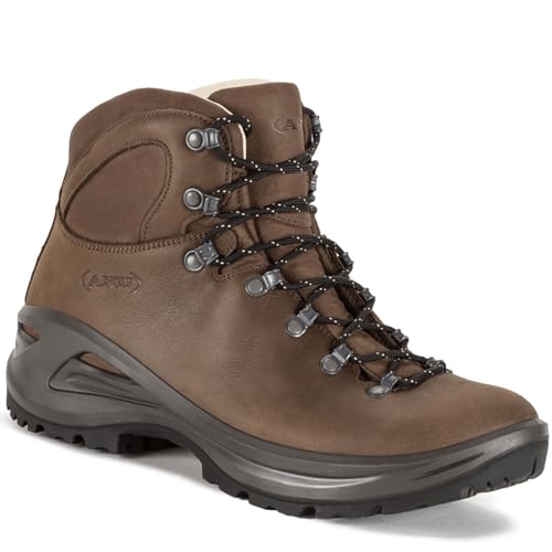 AKU Men's Tribute II LTR Hiking Backpacking Breathable Improved Fit Laced Leather Boots for Easy, Moderate & Rugged Trails
