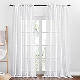 Das Paket: enthält 2 Stücke Leinenoptik Vorhänge, die Größe eines Vorhangs beträgt H 240 x B 132 cm (die Gesamtbreite beträgt 264 cm). Aufgrund des manuellen Maßes, erlauben Sie bitte 2-3 cm Unterschied.