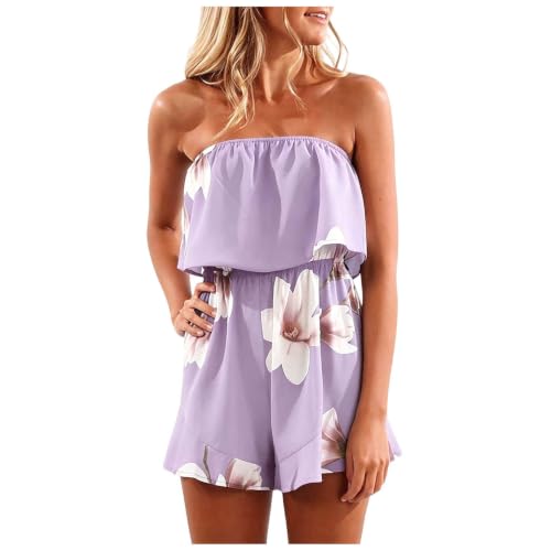 Mono corto mujer estampado floral casual y ligero para vestir en verano