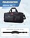 BAGSMART Gym Bag for Women & Men, Sports Travel Duffel Backpack with Shoe Compartment Laptop Compartment, Water Resistant Carry On Weekender Bag for Airplane