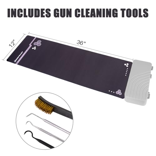 BOOSTEADY Gun Cleaning Mat 36 x 12”, Non-Slip Workbench Pad, Large Surface Gun Mat in Storage Box by BOOSTEADY - Used condition - Image 2