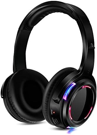 General Silent Disco LED Headphone 915MHZ 3 Channels - RF Wireless for iPod MP3 DJ Music